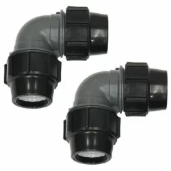 Vaillant Winkelkupplung 90° (2 Stück) Zur Umlenkung Von PE-Verbindungsrohr 50 X 4,6 - 0020112793