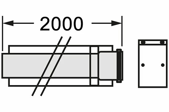 Vaillant Verlängerung Konzentrisch 2,0 M Ø 60/100 PP - 303905 2 Vaillant Verlängerung Konzentrisch 2,0 M Ø 60/100 PP - 303905 – Bild 2