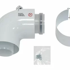 Vaillant Bogen 87° Mit Reinigungsöffnung Konzentrisch Ø 60/100 PP - 303916