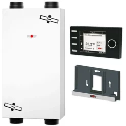 WOLF Paket CWL-F-150 EXCELLENT Mit Vorheizregister Inkl. Bedienmodul BM-2 Und Wandsockel - Mit Wärmerückgewinnung