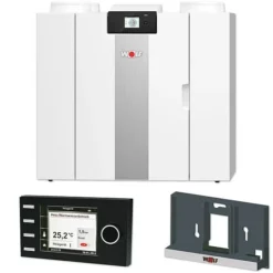 WOLF Paket CWL-2-400 Inkl. Bedienmodul BM-2 Und Wandsockel - Mit Wärmerückgewinnung - 4/0 L