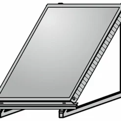 WOLF AluFlex-U Aufstellgerüst Hochkant Für 1 Kollektor TopSon F3-1 / CFK-1 - 2484082