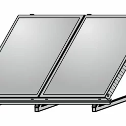 WOLF AluFlex-U Aufstellgerüste Hochkant Für 2 Kollektoren TopSon F3-1 / CFK-1 - 2484083