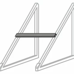 WOLF AluPlus Schneelast-Erweiterung Hochkant Für 1 Kollektor TopSon F3-1 / CFK-1 - 2484277