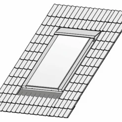 WOLF Indach-Montage-Set - Falz-Ziegel - Für 1 Kollektor TopSon F3-1 / CFK-1 - 2485044