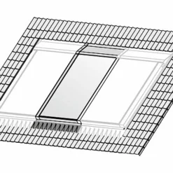 WOLF Indach-Montage-Set - Falz-Ziegel - Zur Erweiterung Um 1 Kollektor TopSon F3-1 / CFK-1 - 2485045