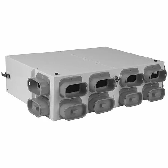 WOLF Luftverteiler DN 125 Für CWL-F-150 - 2x 6 Stutzen 50x100 Mit Je 3 Rohrkappen - 2577430 1 WOLF Luftverteiler DN 125 Für CWL-F-150 - 2x 6 Stutzen 50x100 Mit Je 3 Rohrkappen - 2577430