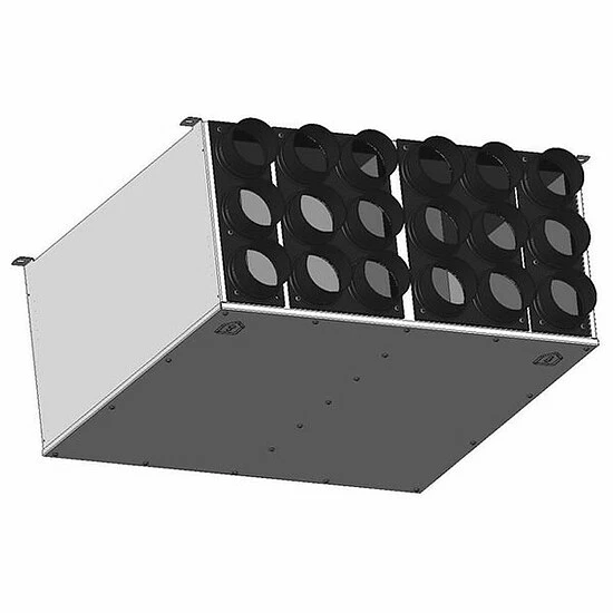WOLF Luftverteiler DN 160 Für CWL-F-300 - 2x 9 Stutzen DN75 Mit Je 5 Rohrkappen - 2577607 1 WOLF Luftverteiler DN 160 Für CWL-F-300 - 2x 9 Stutzen DN75 Mit Je 5 Rohrkappen - 2577607