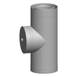 WOLF Revisionsstück Für LAS An Fassade - Edelstahl - DN 80/125 - Länge 250 Mm - 2651660