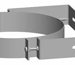 WOLF Wandhalterung Für Luft-/Abgasrohr An Fassade - Edelstahl - DN 125 - 2651662