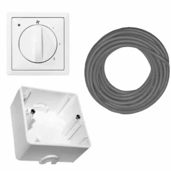 WOLF Anschluss-Set CWL Mit 4-Stufenschalter, Aufputz-Gehäuse Und Anschlusskabel - 2744518Z01