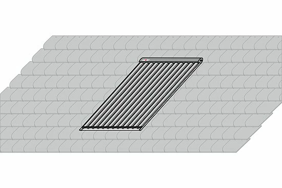 WOLF Erweiterungs-Aufdach-Montage-Set - Schiefer - Für 1 Kollektor CRK-12 - 7701613 1 WOLF Erweiterungs-Aufdach-Montage-Set - Schiefer - Für 1 Kollektor CRK-12 - 7701613