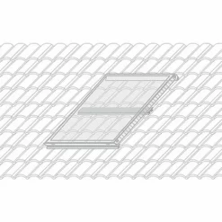 WOLF AluPlus Schneelast-Erweiterung Aufdach Hochkant - Falz-Ziegel - Für 3 Kollektoren TopSon F3-1 / CFK-1 - 7701673