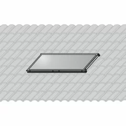 WOLF AluPlus Aufdach-Montage-Set Quer - Falz-Ziegel - Für 1 Kollektor TopSon F3-1Q - 7701674