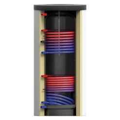 Solar-Warmwasserspeicher EV-TWS-2W 400 - Inhalt 391 Liter - Mit Zwei Wärmetauscher -Wolf Verkaufsgeschäft ZH0100117 2