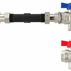 Anschluss-Set Für Wärmezähler Mit 3/4 Zoll-Gewinde - 110 Mm - Durchgangsfom