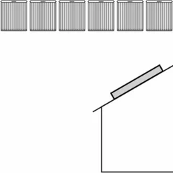Vaillant Montage-Set 9.068 Aufdach Für 6 Röhrenkollektoren VTK 1140 Nebeneinander Auf Pfanne - 0020145249