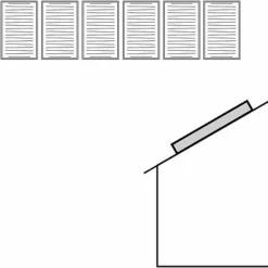 Vaillant Montage-Set 9.005 Aufdach Für 6 Flachkollektoren VFK V Nebeneinander Auf Pfanne - 0020145219