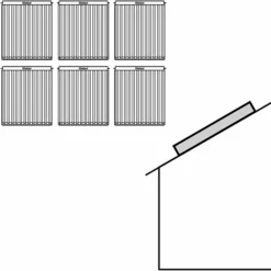 Vaillant Montage-Set 9.071 Aufdach Für 6 Röhrenkollektoren VTK 1140 2-reihig Auf Pfanne - 0020145252