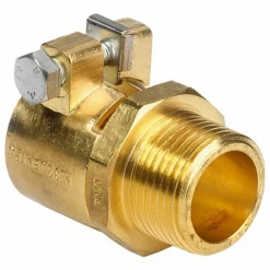 AUSTROFLEX Messing-Klemmübergang Für Fernwärmeleitung Heizung, Kalt- Und Kühlwasser - 20 X 1,9 Mm X 3/4'' AG