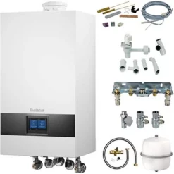 Buderus GB172i.2 Logaplus Gas-Brennwert Paket W22S Mit Regelung BC400 - 20 KW - 7739621319