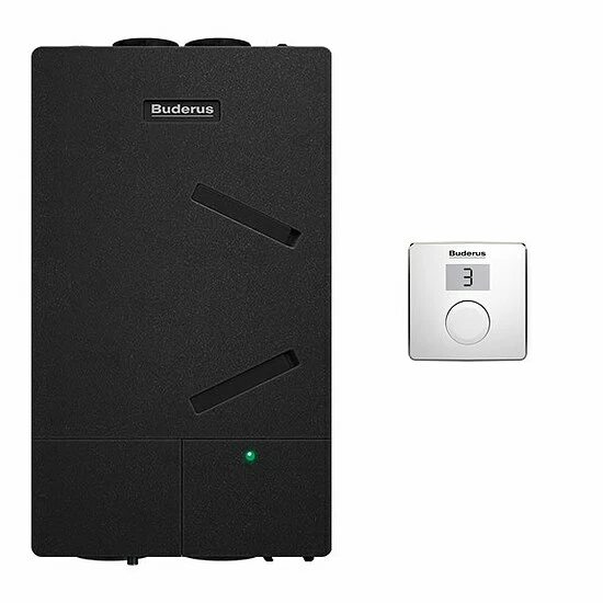 Buderus Kompakt-Lüftungsgerät Logavent HRV156-100 K Mit RC100H - 30 Bis 135 M³/h - 7739621502 1 Buderus Kompakt-Lüftungsgerät Logavent HRV156-100 K Mit RC100H - 30 Bis 135 M³/h - 7739621502