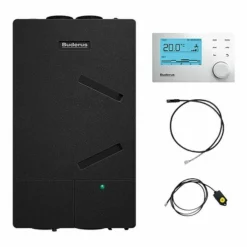 Buderus Kompakt-Lüftungsgerät Logavent HRV156-120 K BS Mit VC310 Und Automatischem Sommer-Bypass - 30 Bis 165 M³/h - 7739621524