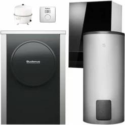Buderus WLW196i.2-4 AR E S+ Logaplus Wärmepumpen-Paket WLW E2 Mit Warmwasserspeicher SH290 S-B Und Regelung RC100 H - 7739618644