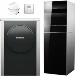 Buderus WLW196i.2-4 AR T190 S+ Logaplus Wärmepumpen-Paket WLW T1 Mit Regelung RC100 H - 7739618658