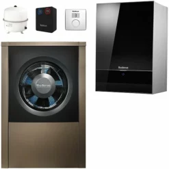 Buderus WLW196i-8 AR E Logaplus Wärmepumpen-Paket Mit Regelung RC100 H Für Heizkreis - 7739610296