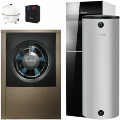Buderus WLW196i-14 AR T190 Logaplus Wärmepumpen-Paket Mit Pufferspeicher P200.5 S-B Für Heizkreis - 7739613113