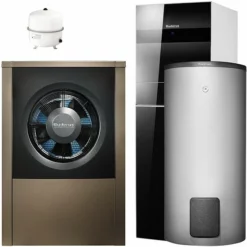 Buderus WLW196i-4 AR TP120 Logaplus Wärmepumpen-Paket Mit Warmwasserspeicher SH290 RS-B - 7739616364