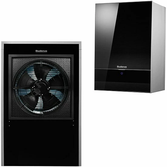Buderus Luft-Wasser-Wärmepumpe Logatherm WLW196i-14 IR B Bivalent Mit Integriertem Mischer Zur Kesseleinbindung, Schwarz - 7739610132 1 Buderus Luft-Wasser-Wärmepumpe Logatherm WLW196i-14 IR B Bivalent Mit Integriertem Mischer Zur Kesseleinbindung, Schwarz - 7739610132