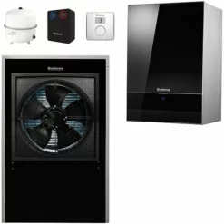 Buderus WLW196i-6 IR E Logaplus Wärmepumpen-Paket Mit Regelung RC100 H Für Heizkreis - 7739610203