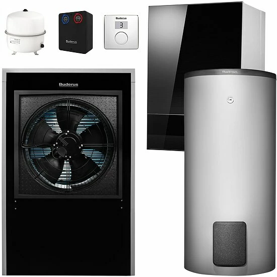 Buderus WLW196i-6 IR E Logaplus Wärmepumpen-Paket Mit Warmwasserspeicher SH290 RS-B + Regelung RC100 H Für Heizkreis - 7739610191 1 Buderus WLW196i-6 IR E Logaplus Wärmepumpen-Paket Mit Warmwasserspeicher SH290 RS-B + Regelung RC100 H Für Heizkreis - 7739610191