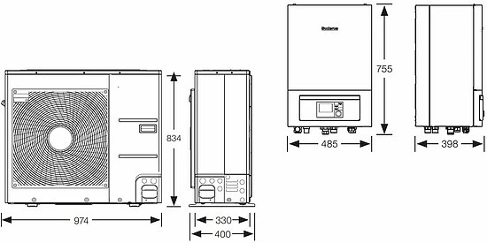 Buderus WPLS6.2 RE Logaplus Split Wärmepumpen-Paket WPLS.2-7 Mit Warmwasserspeicher SH290 RS-B + Pufferspeicher P120.5 Für Heizkreis - 7739613195 7 Buderus WPLS6.2 RE Logaplus Split Wärmepumpen-Paket WPLS.2-7 Mit Warmwasserspeicher SH290 RS-B + Pufferspeicher P120.5 Für Heizkreis - 7739613195 – Bild 7