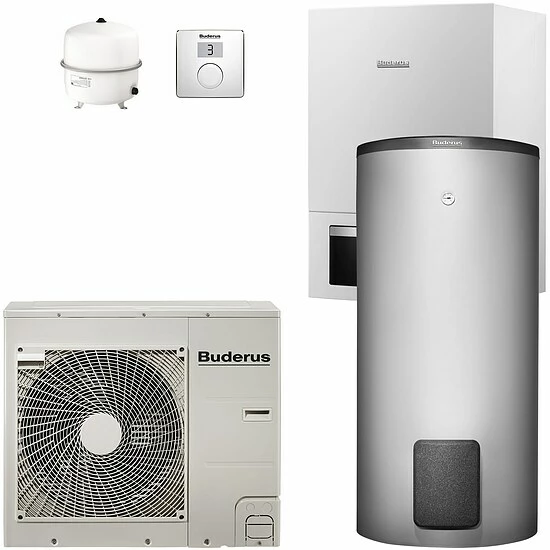 Buderus WPLS6.2 RE Logaplus Split Wärmepumpen-Paket WPLS.2-3 Mit Warmwasserspeicher SH290 RS-B + Bedieneinheit RC100H Für Heizkreis - 7739613034 1 Buderus WPLS6.2 RE Logaplus Split Wärmepumpen-Paket WPLS.2-3 Mit Warmwasserspeicher SH290 RS-B + Bedieneinheit RC100H Für Heizkreis - 7739613034