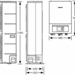 Buderus WPLS13.2 RE Logaplus Split Wärmepumpen-Paket WPLS.2-4 S Mit Bedieneinheit RC100H Für Heizkreis - 7739606575 11 Buderus WPLS13.2 RE Logaplus Split Wärmepumpen-Paket WPLS.2-4 S Mit Bedieneinheit RC100H Für Heizkreis - 7739606575 -Wolf Verkaufsgeschäft buderus waermepumpe WPLS2RB RE2 rc100 5 1