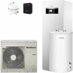 Buderus WPLS8.2 RT Logaplus Split Wärmepumpen-Paket WPLS.2-8 Mit Pufferspeicher P120/5 W Für Heizkreis - 7739613200