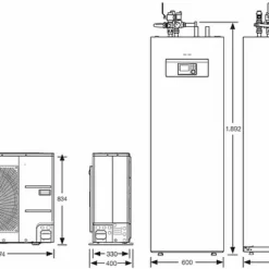 Buderus WPLS8.2 RT Logaplus Split Wärmepumpen-Paket WPLS.2-8 Mit Pufferspeicher P120/5 W Für Heizkreis - 7739613200 17 Buderus WPLS8.2 RT Logaplus Split Wärmepumpen-Paket WPLS.2-8 Mit Pufferspeicher P120/5 W Für Heizkreis - 7739613200 -Wolf Verkaufsgeschäft buderus waermepumpe WPLS2RT psp 7