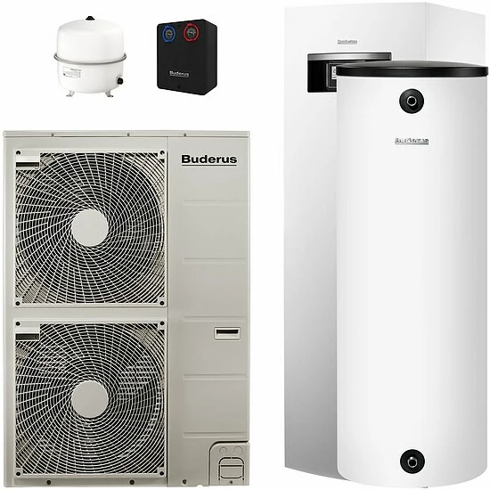 Buderus WPLS13.2 RT Logaplus Split Wärmepumpen-Paket WPLS.2-8 Mit Pufferspeicher P200/5 W Für Heizkreis - 7739613202 1 Buderus WPLS13.2 RT Logaplus Split Wärmepumpen-Paket WPLS.2-8 Mit Pufferspeicher P200/5 W Für Heizkreis - 7739613202