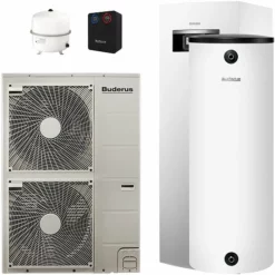 Buderus WPLS11.2 RT Logaplus Split Wärmepumpen-Paket WPLS.2-8 Mit Pufferspeicher P200/5 W Für Heizkreis - 7739613201