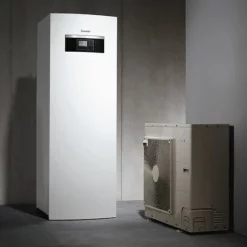 Buderus Split Luft-Wasser-Wärmepumpe Logatherm WPLS8.2 RTS Mit Integrierten 184l Warmwasserspeicher Mit Solarwärmetauscher - 7739606557 -Wolf Verkaufsgeschäft buderus waermepumpe WPLS2RT 9 2