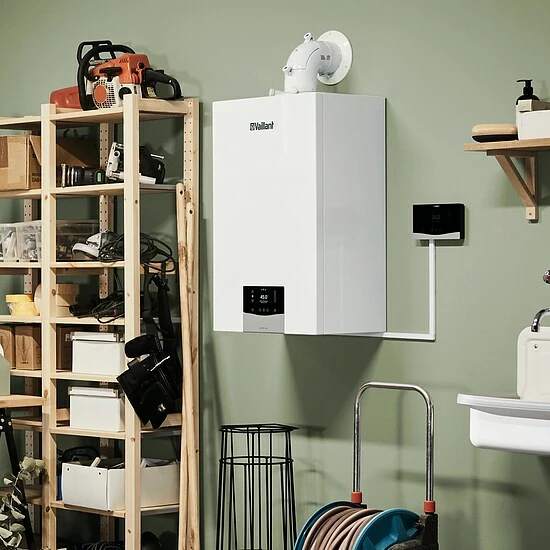 Vaillant Gas-Brennwert-Paket 1.718/2 EcoTEC Plus VC 15 CS/1-5 Mit Regelung VRC 720/2 Und 120 Liter Warmwasserspeicher VIH R - 8000014289 5 Vaillant Gas-Brennwert-Paket 1.718/2 EcoTEC Plus VC 15 CS/1-5 Mit Regelung VRC 720/2 Und 120 Liter Warmwasserspeicher VIH R - 8000014289 – Bild 5