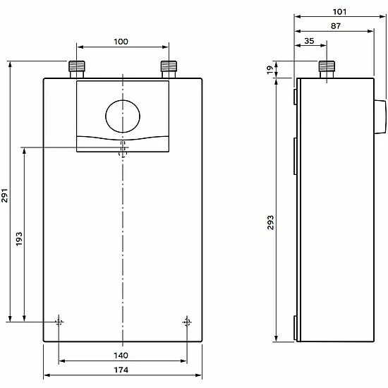 Vaillant Elektro-Durchlauferhitzer ElectronicVED Lite E 11-13/1 L F - Untertischgerät Mit Funkfernbedienung - 0010044428 5 Vaillant Elektro-Durchlauferhitzer ElectronicVED Lite E 11-13/1 L F - Untertischgerät Mit Funkfernbedienung - 0010044428 – Bild 5