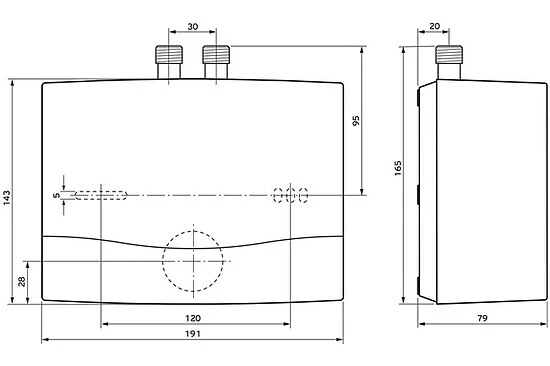 Vaillant Elektro-Durchlauferhitzer MiniVED H 6/3 N - Niederdruck - 0010044425 2 Vaillant Elektro-Durchlauferhitzer MiniVED H 6/3 N - Niederdruck - 0010044425 – Bild 2