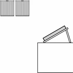 Vaillant Montage-Set 9.080 Flachdach Für 2 Röhrenkollektoren VTK 1140 Nebeneinander Ohne Beschwerung - 0020144776