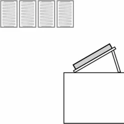 Vaillant Montage-Set 9.024 Flachdach Für 4 Flachkollektoren VFK V Nebeneinander Ohne Beschwerung - 0020144758