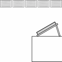 Vaillant Montage-Set 9.057 Flachdach Für 5 Flachkollektoren VFK H Nebeneinander Ohne Beschwerung - 0020144769