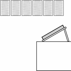 Vaillant Montage-Set 9.026 Flachdach Für 6 Flachkollektoren VFK V Nebeneinander Ohne Beschwerung - 0020144760
